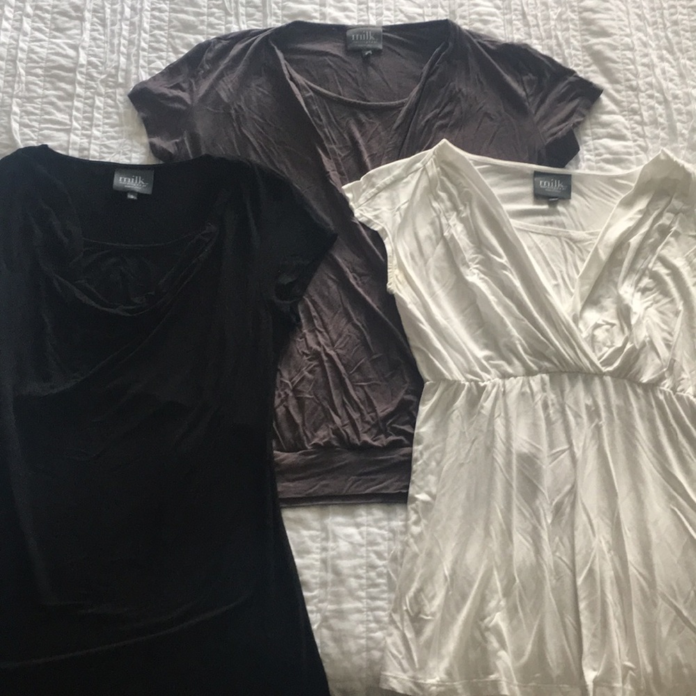 Milk Nursingwear Tops (Lot of 3)
